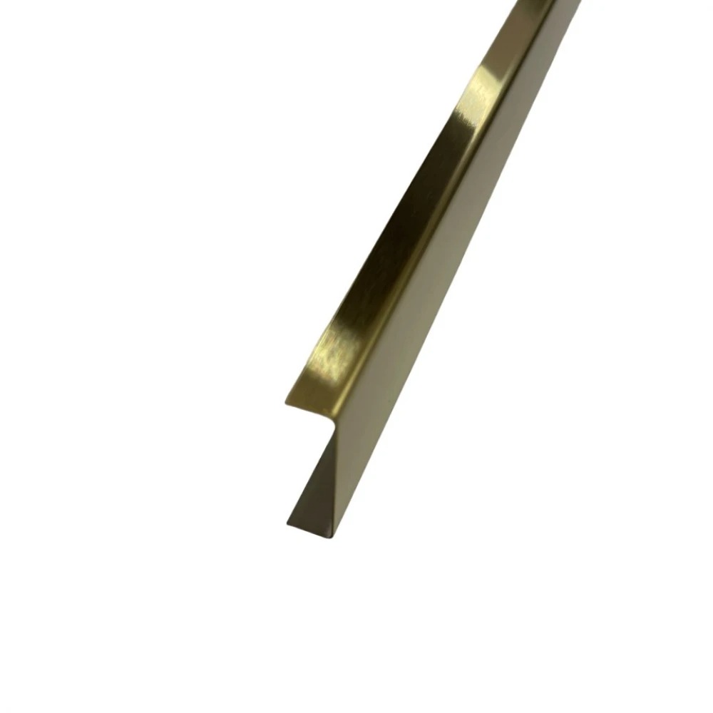 Profil U auriu mat 15mm