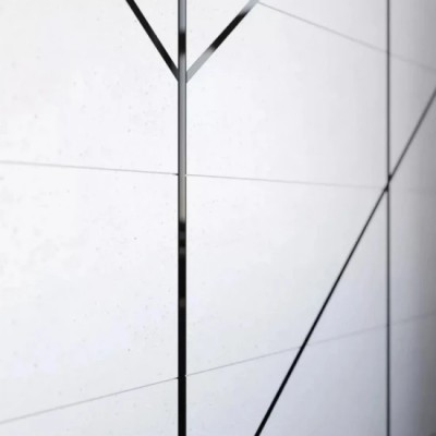 Profil platbanda inox, negru oglinda, 15x0.6x2700 mm