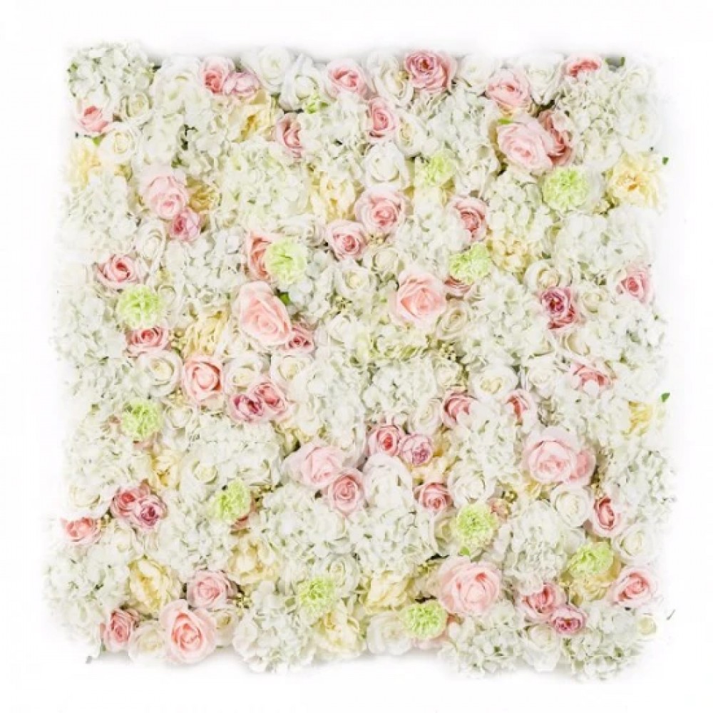 Panou perete flori artificiale Mykonos 50x50 cm