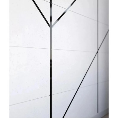 Profil platbanda inox negru oglinda 20x0.6x2700 mm