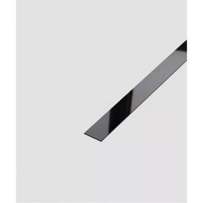 Profil platbanda autoadeziva inox negru oglinda 20x0.6x2700 mm