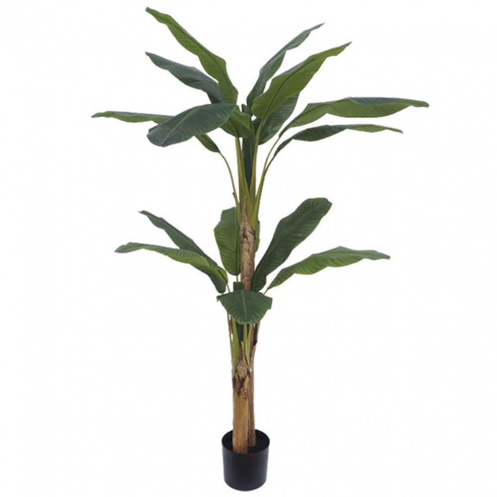 Arbore bananier dublu in ghiveci  artificial 190cm