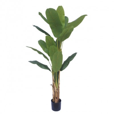  Ghiveci bananier artificial triplu - 190cm