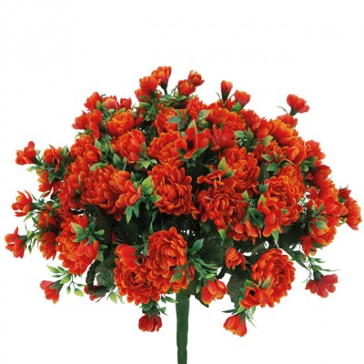Buchet crizanteme portocalii X36 Y34cm 12/36KB