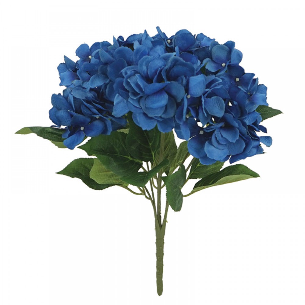 Buchet hortensie albastru X7 Y44cm 12/96KIB