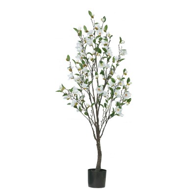 Ghiveci magnolie alb i H140cm 2/KB