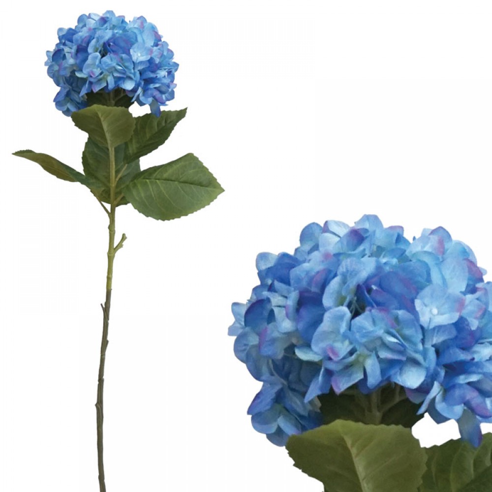 Ramura hortensie albastra- Φ22x104cm 6/48KIB