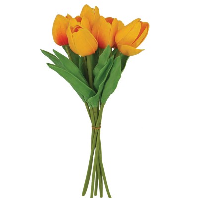 Buchet lalele portocalii H34cm 48/288KIB