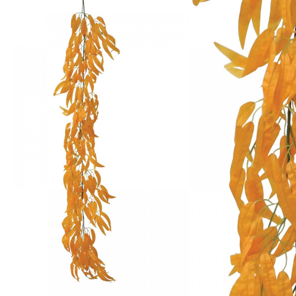 Ghirlanda frunze de bambus galbene - H200cm 1/100 KG