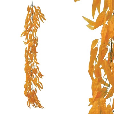 Ghirlanda frunze de bambus galbene - H200cm 1/100 KG