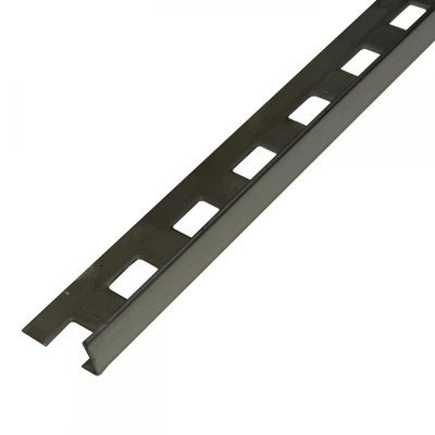 Profil colt exterior drept 10mm crom mat