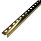 Profil colt exterior patrat 12mm auriu lucios 