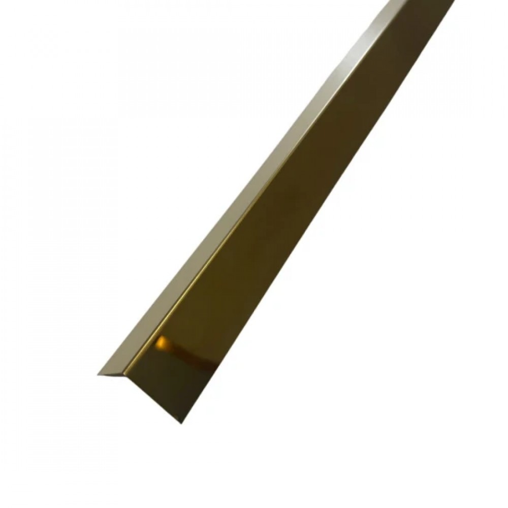 Profil L auriu lucios 30X30mm