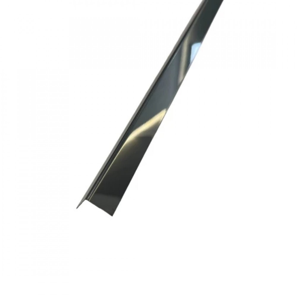 Profil L negru lucios 15X15mm