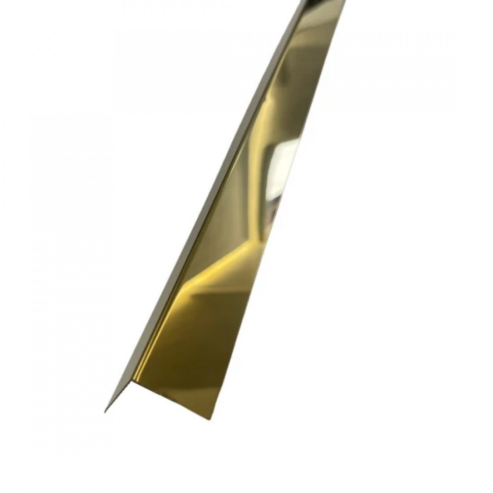 Profil L auriu lucios 30X30mm