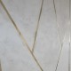 Platbanda din inox autoadeziva auriu lucios 10X0.6X270mm