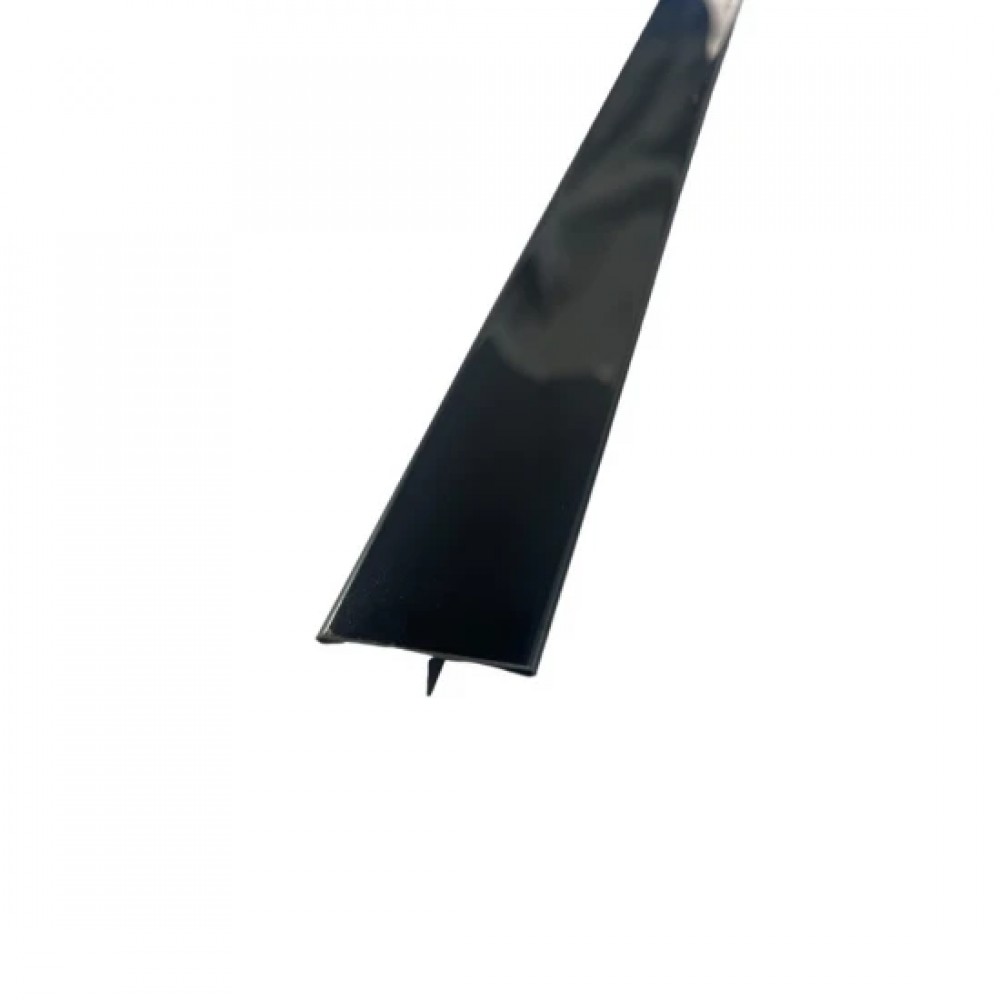 Profil T de trecere gresie parchet inox negru oglindă 30mm x 2700mm x 9mm