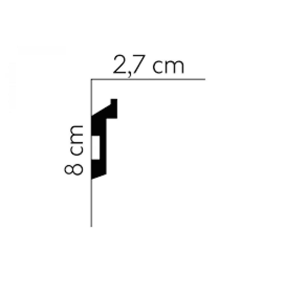 Plinta decorativa polimer rigid   MD024