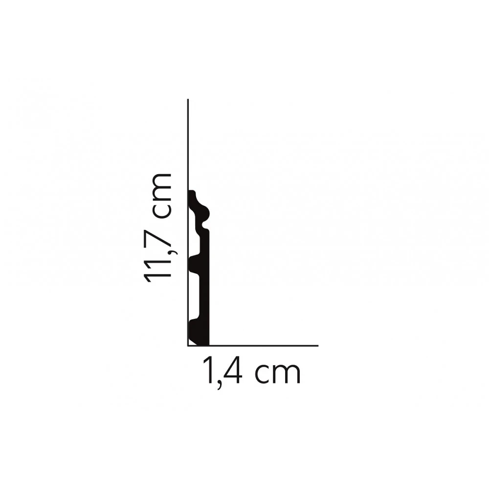 Plinta decorativa polimer rigid  MD358