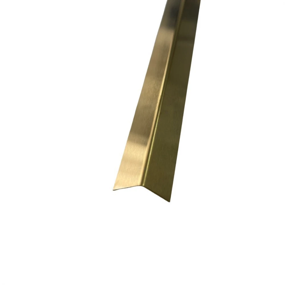 Profil L auriu mat 15X15mm