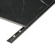 Profil colt exterior rotunjit 10mm negru mat