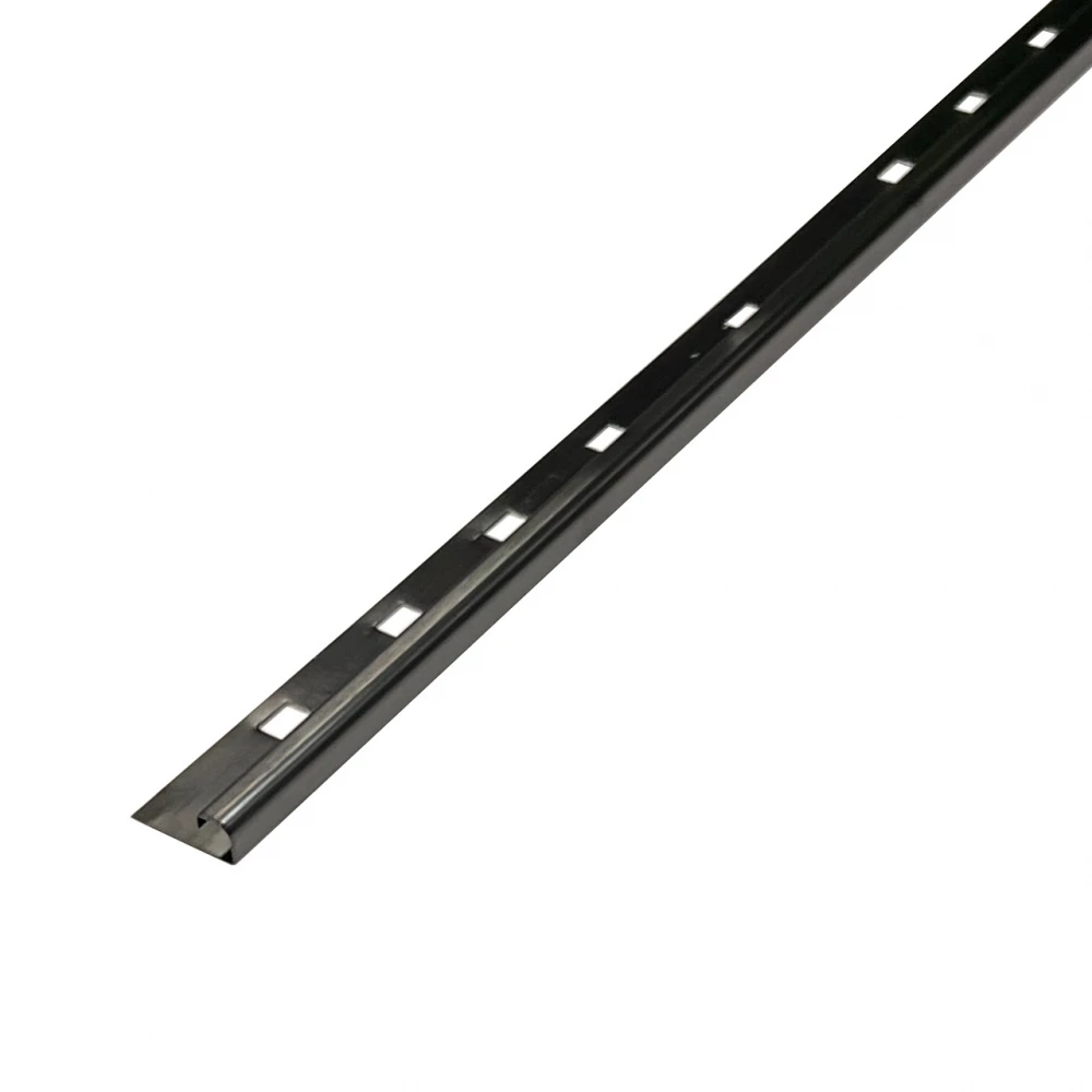 Profil colt exterior rotunjit 10mm negru mat