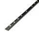 Profil colt exterior rotunjit 10mm negru mat