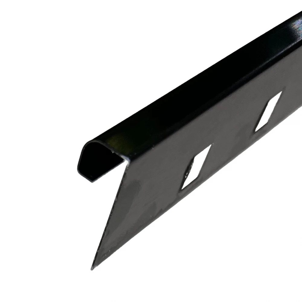 Profil colt exterior rotunjit 10mm negru mat