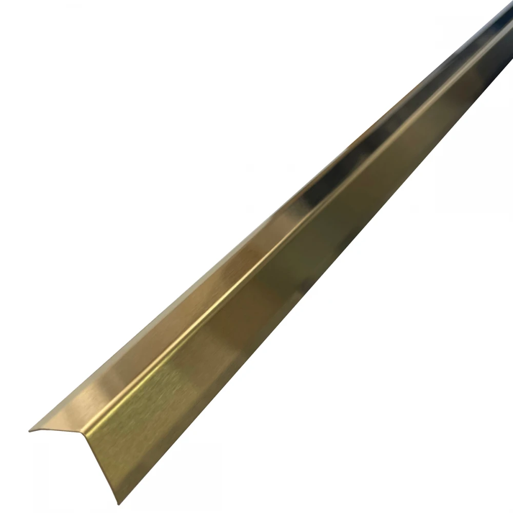 Profil L auriu mat 20X20mm laturi tesite